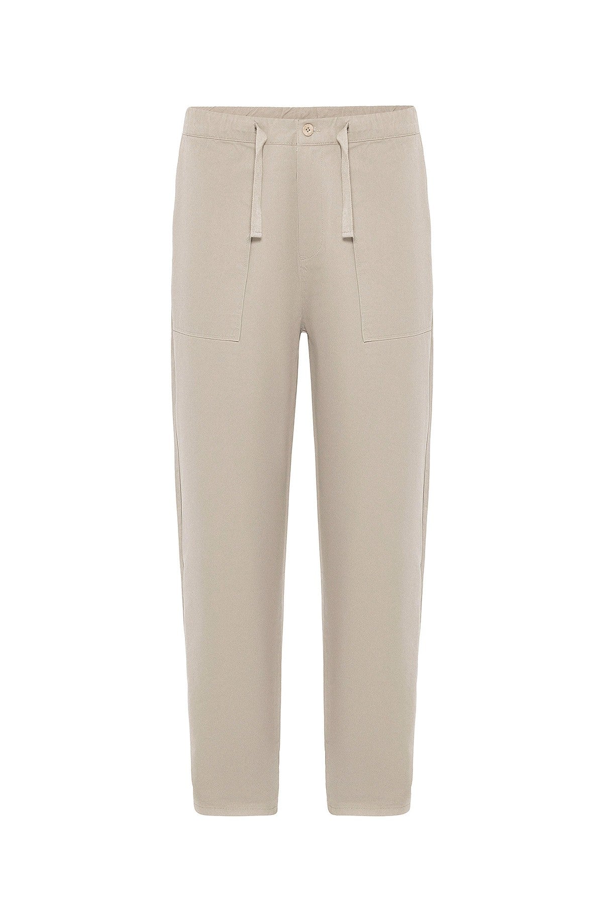 Baggy-Fit Gabardine Pants