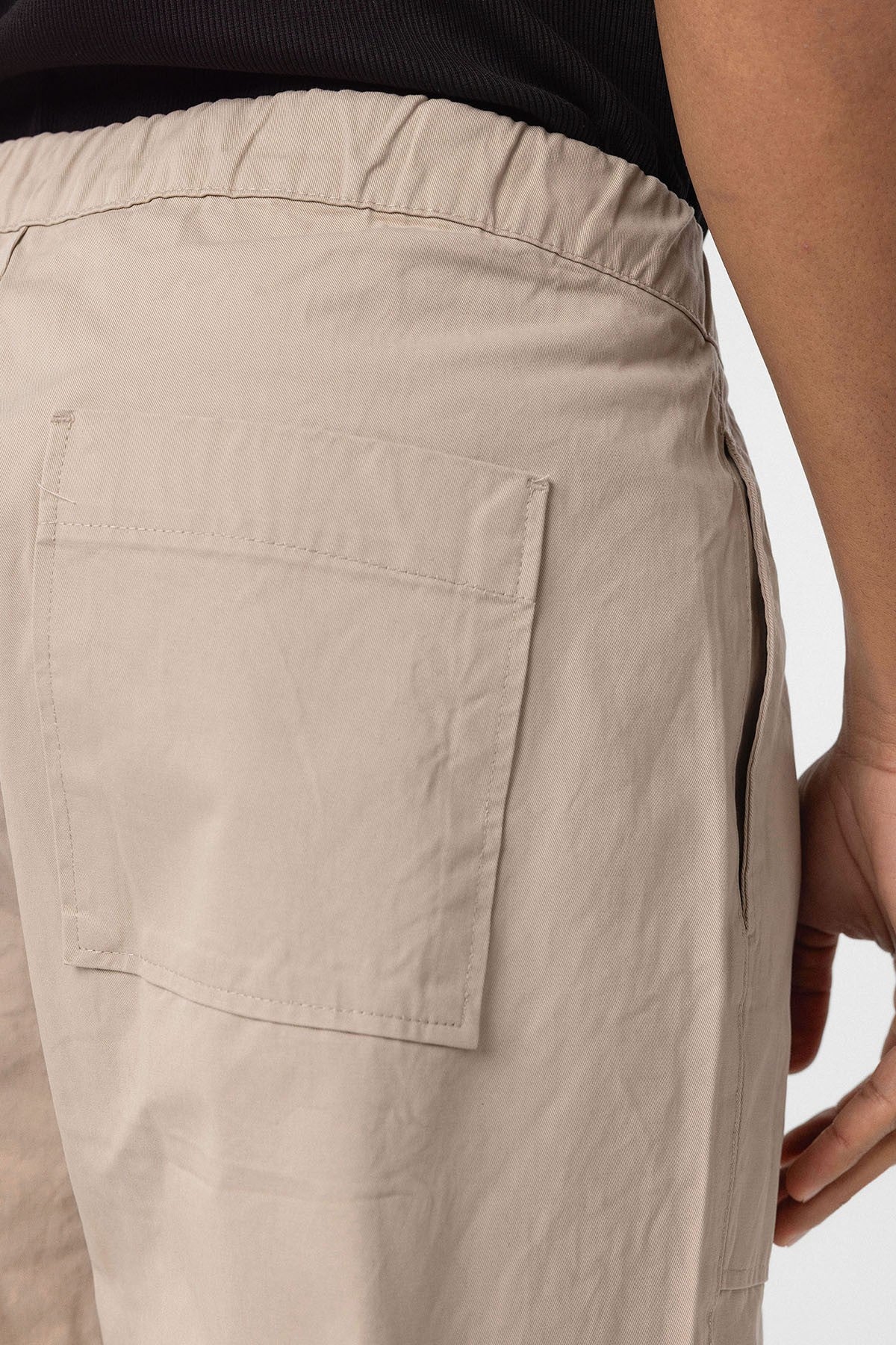 Baggy-Fit Gabardine Pants