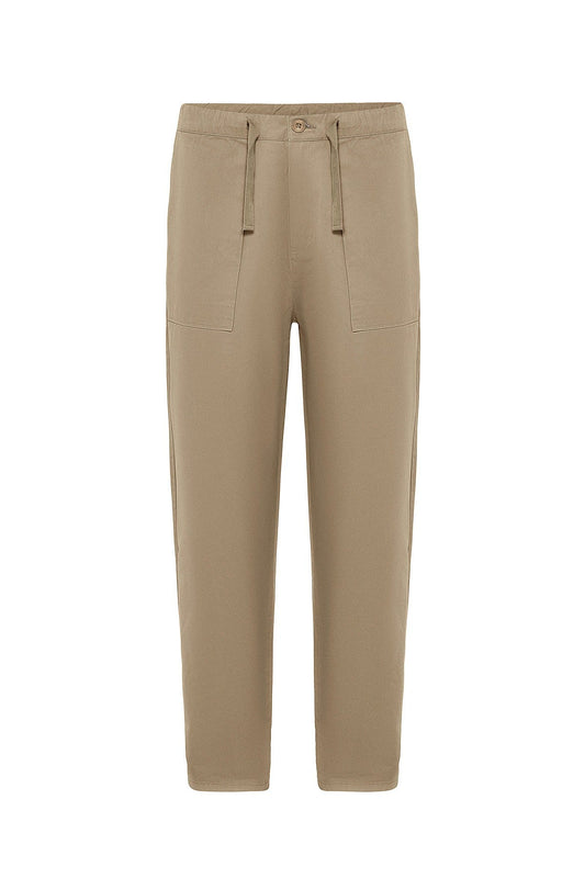 Baggy-Fit Gabardine Pants