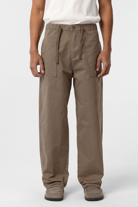 Baggy-Fit Gabardine Pants