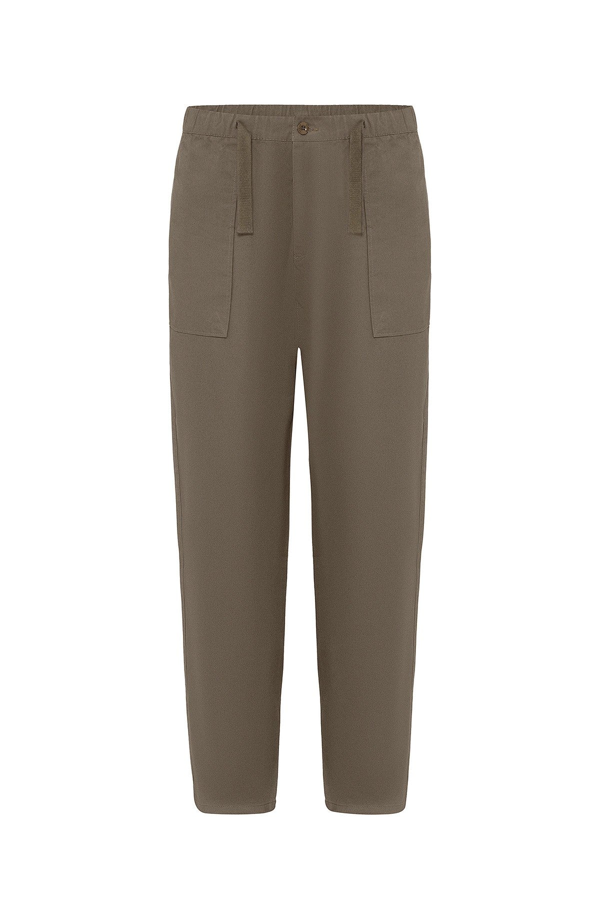 Baggy-Fit Gabardine Pants