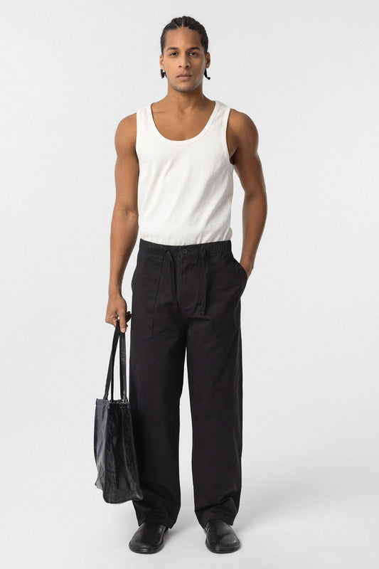 Baggy-Fit Gabardine Pants