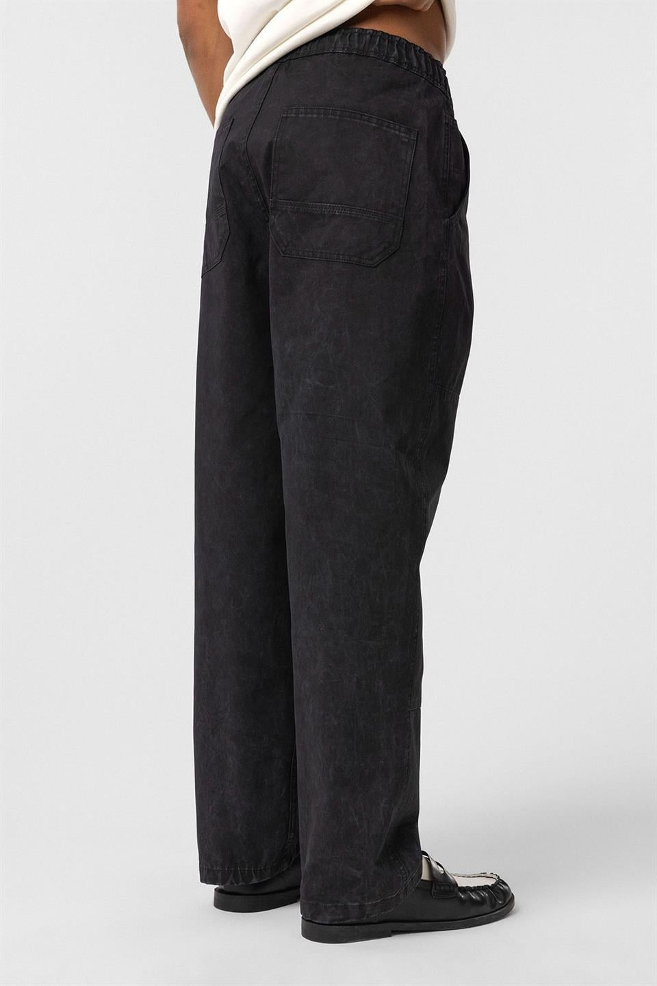 Pre-Washed Baggy Gabardine Pants