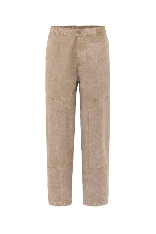 Pre-Washed Baggy Gabardine Pants