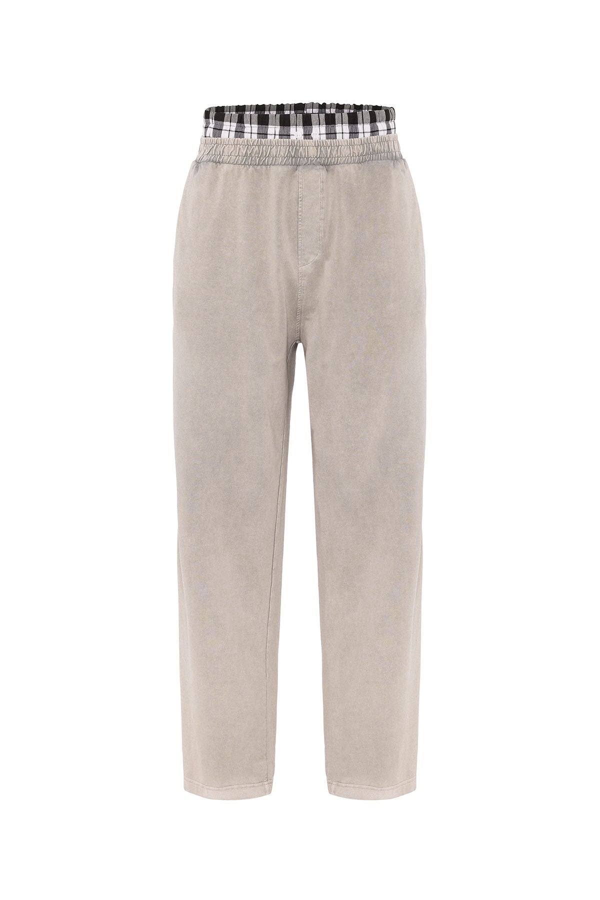 Washed, High-Waisted, Baggy Sweatpants