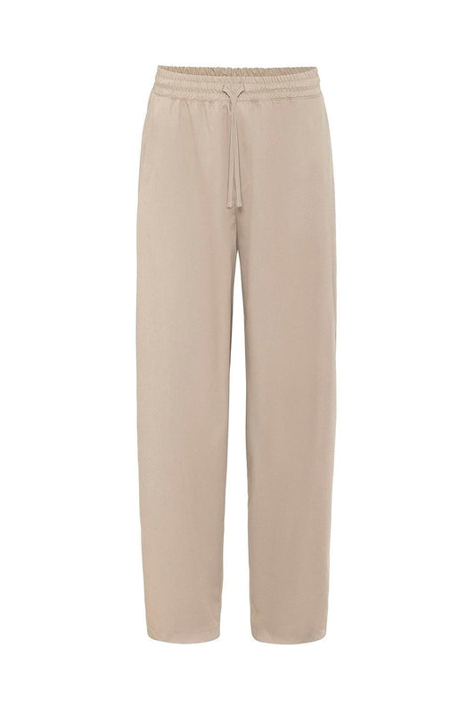 Baggy Pants with an Elastic Waistband