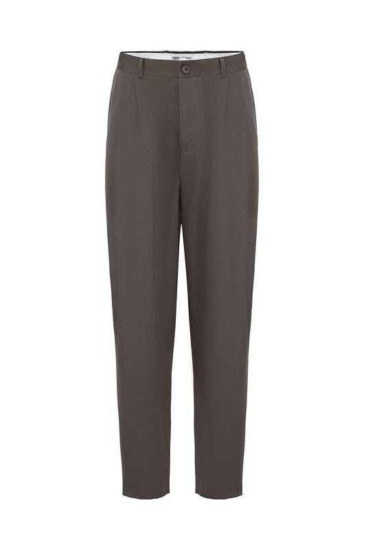 Baggy-Fit Pleated Pants