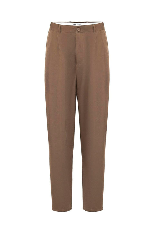 Baggy-Fit Pleated Pants