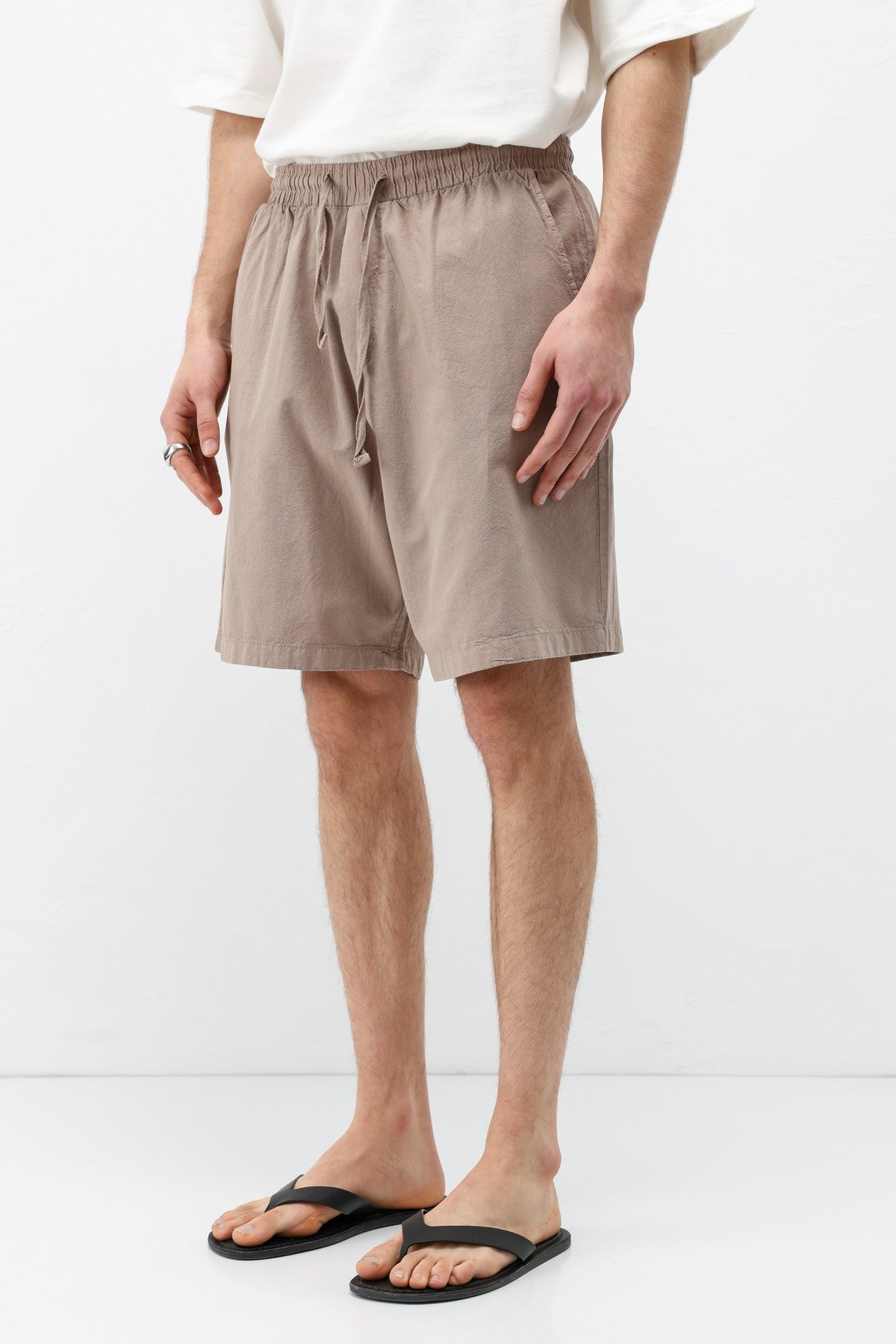 Oversized Linen Shorts