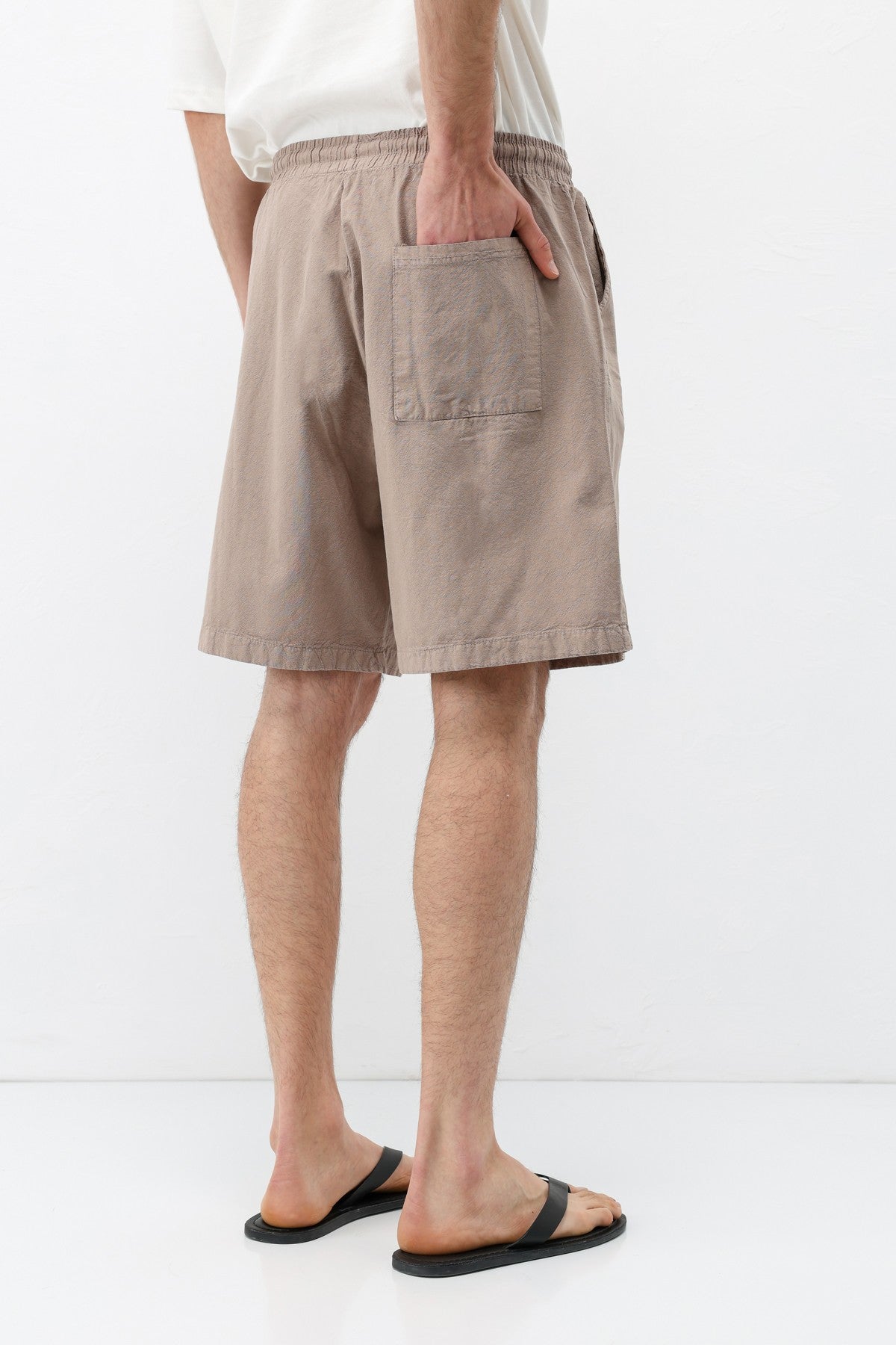Oversized Linen Shorts