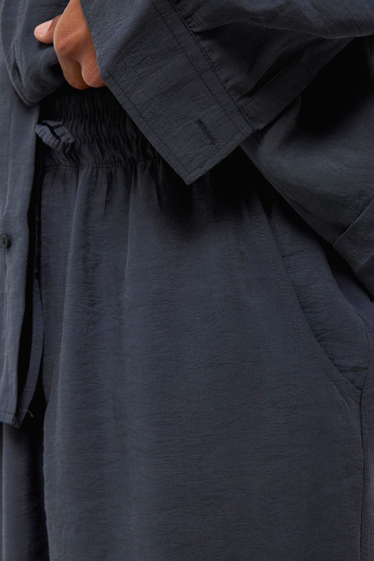 Baggy-Fit Modal Fabric Pants