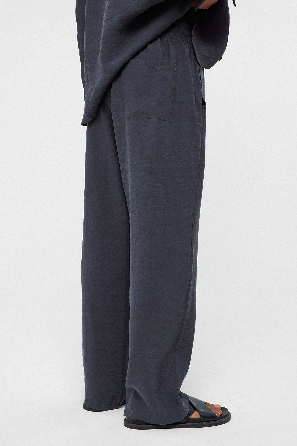 Baggy-Fit Modal Fabric Pants