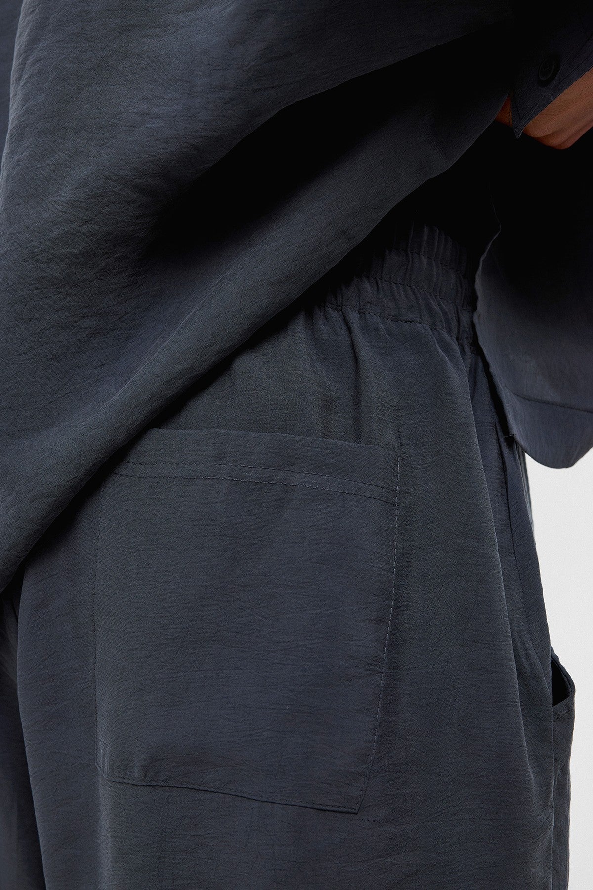 Baggy-Fit Modal Fabric Pants