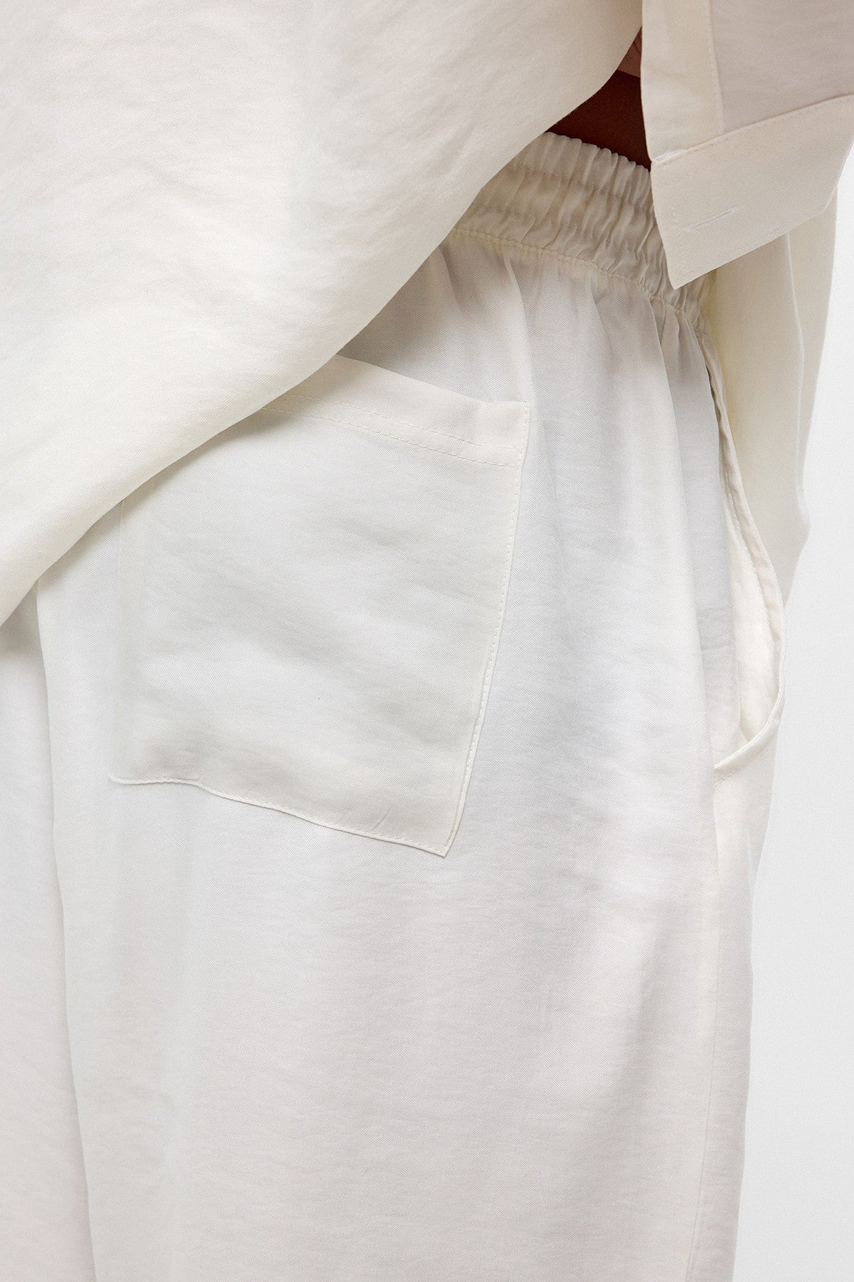 Baggy-Fit Modal Fabric Pants