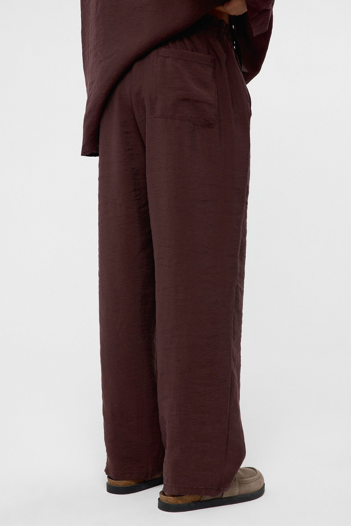 Baggy-Fit Modal Fabric Pants