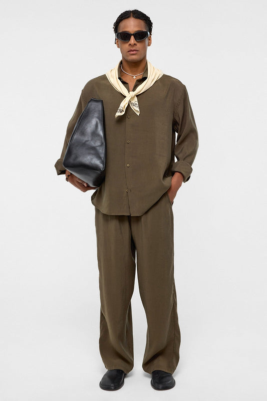 Baggy-Fit Modal Fabric Pants