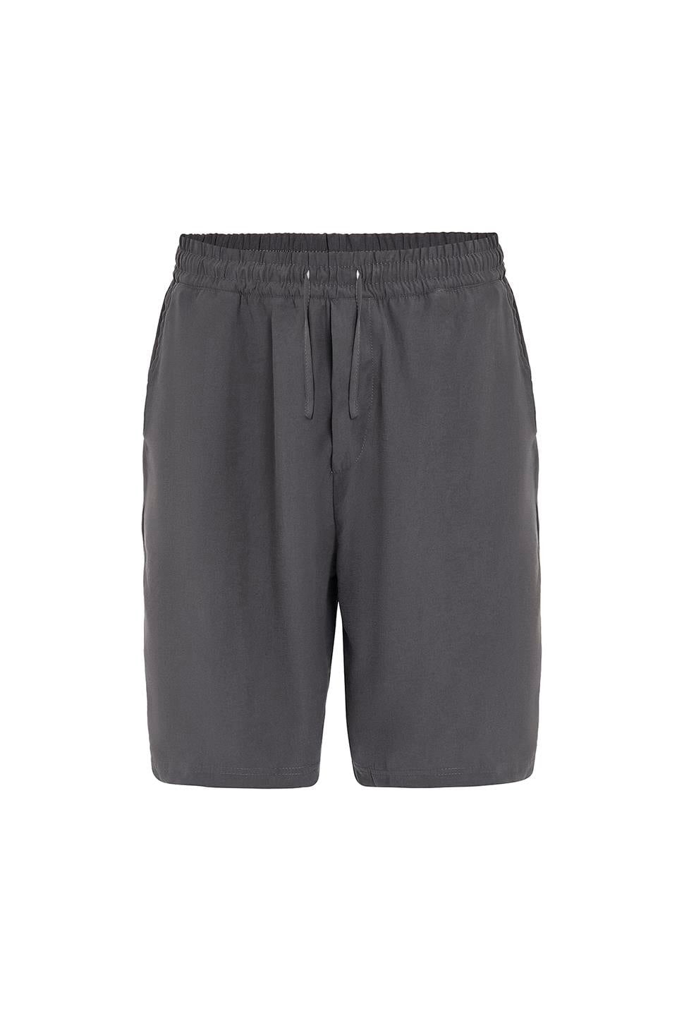 Oversized Modal Fabric Bermuda Shorts
