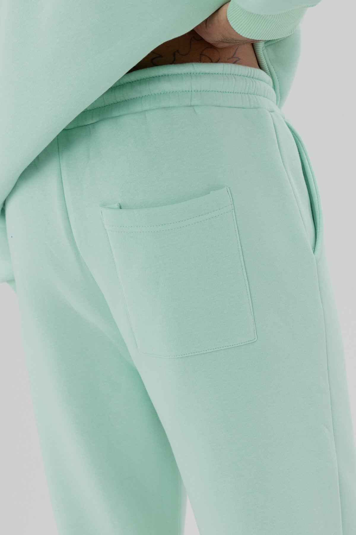 Basic Sweatpants with Elastic Cuffs