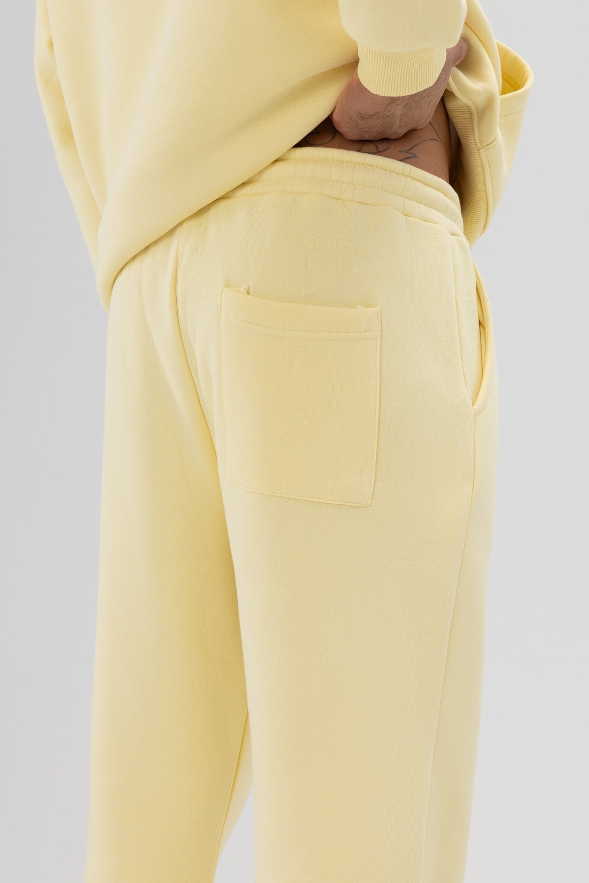 Basic Sweatpants with Elastic Cuffs