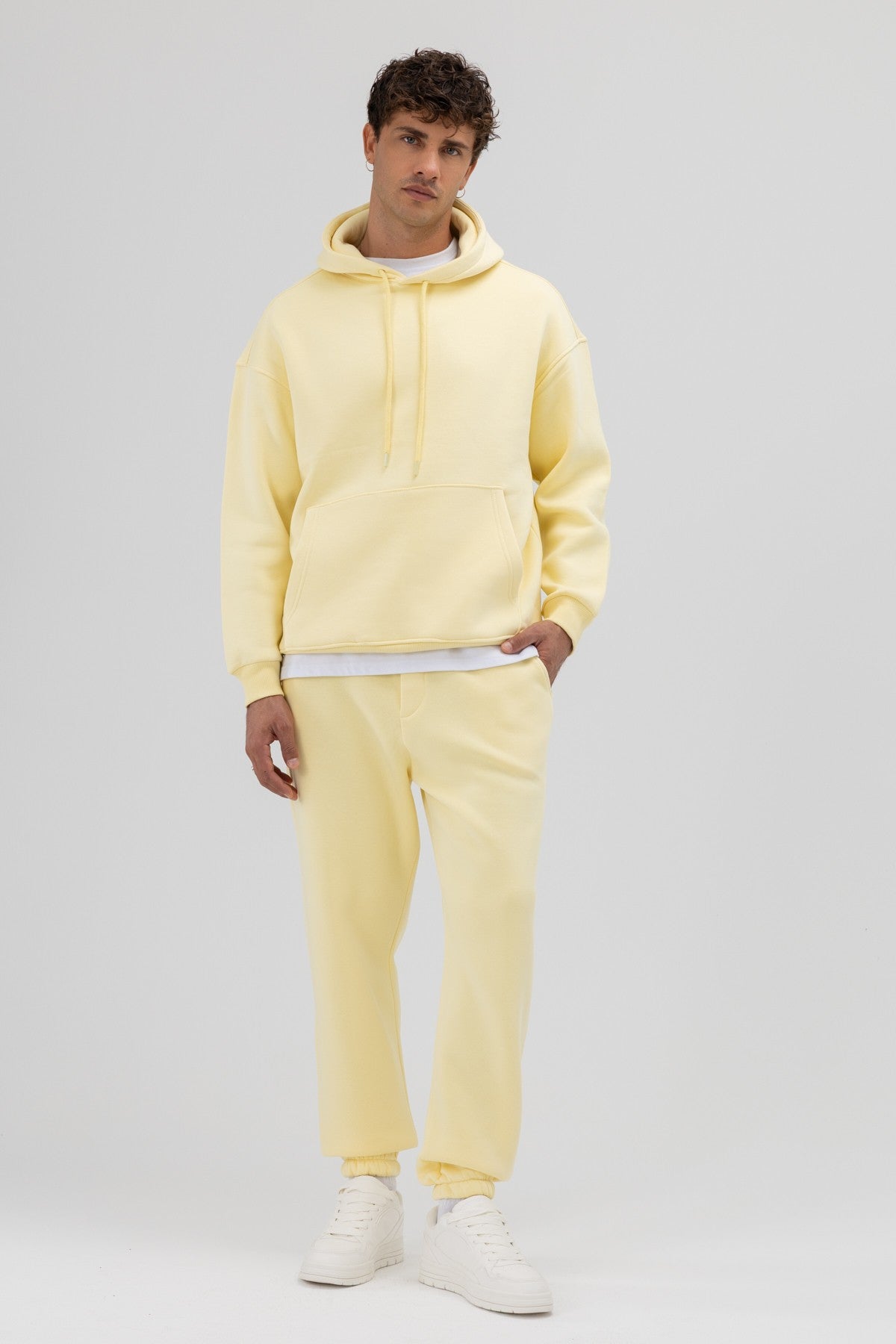 Basic Sweatpants with Elastic Cuffs