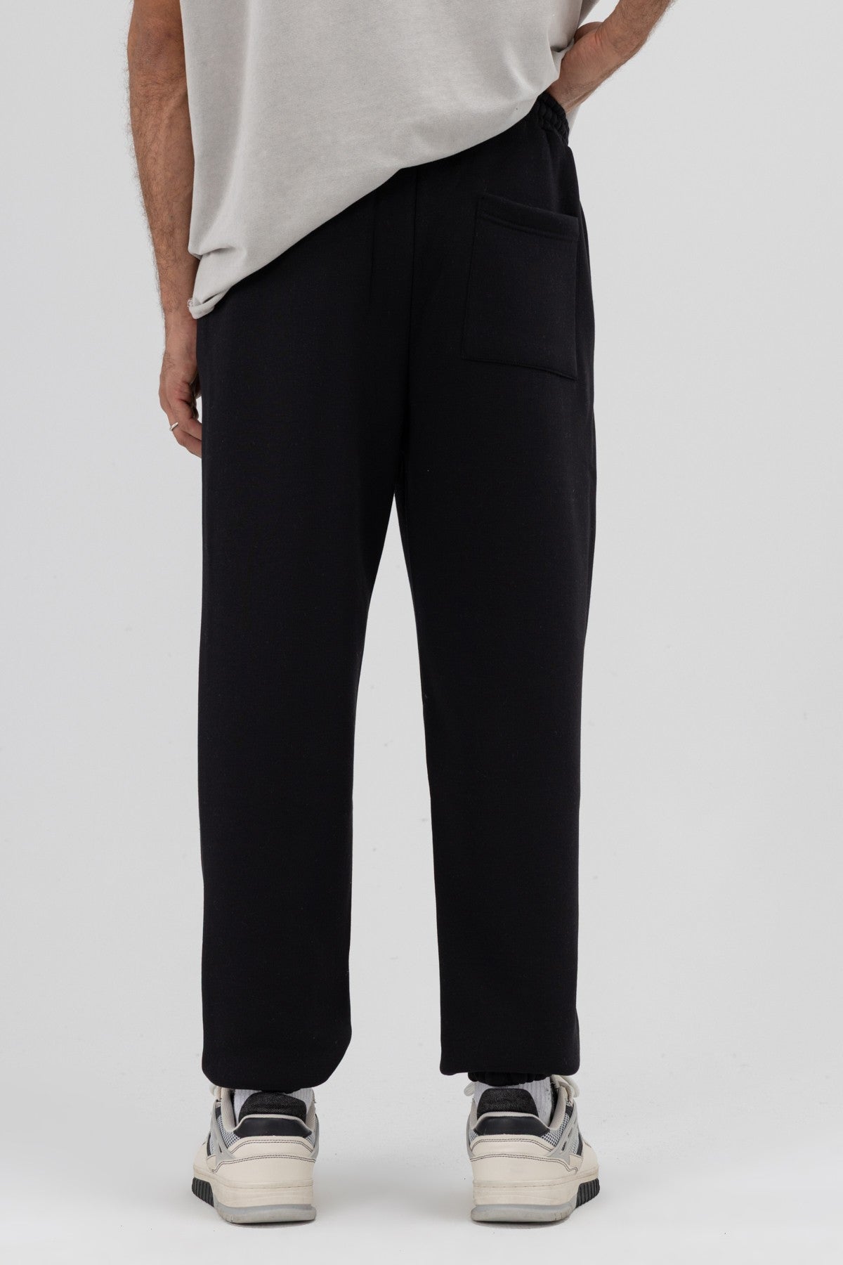 Basic Sweatpants with Elastic Cuffs
