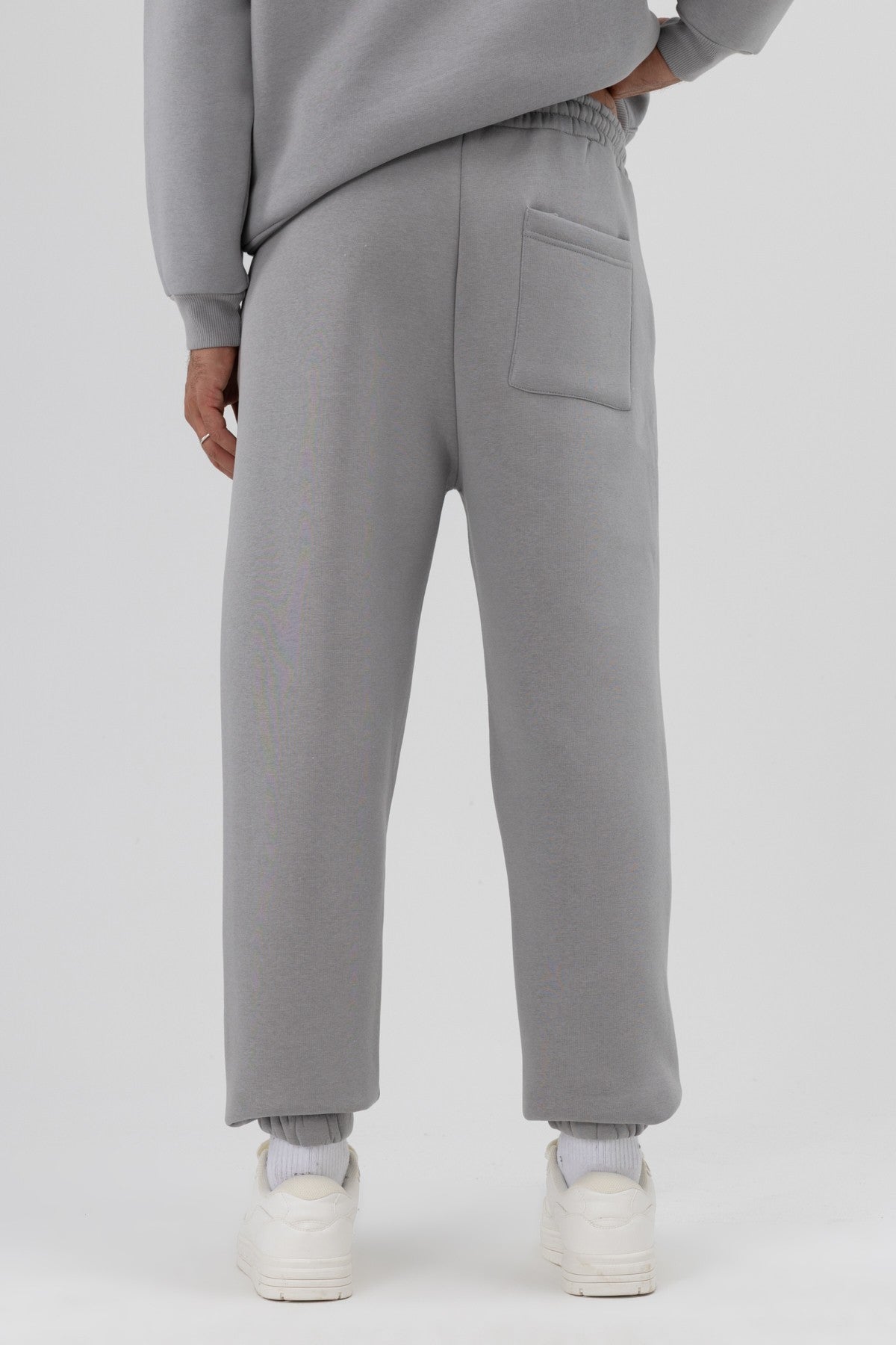Basic Sweatpants with Elastic Cuffs