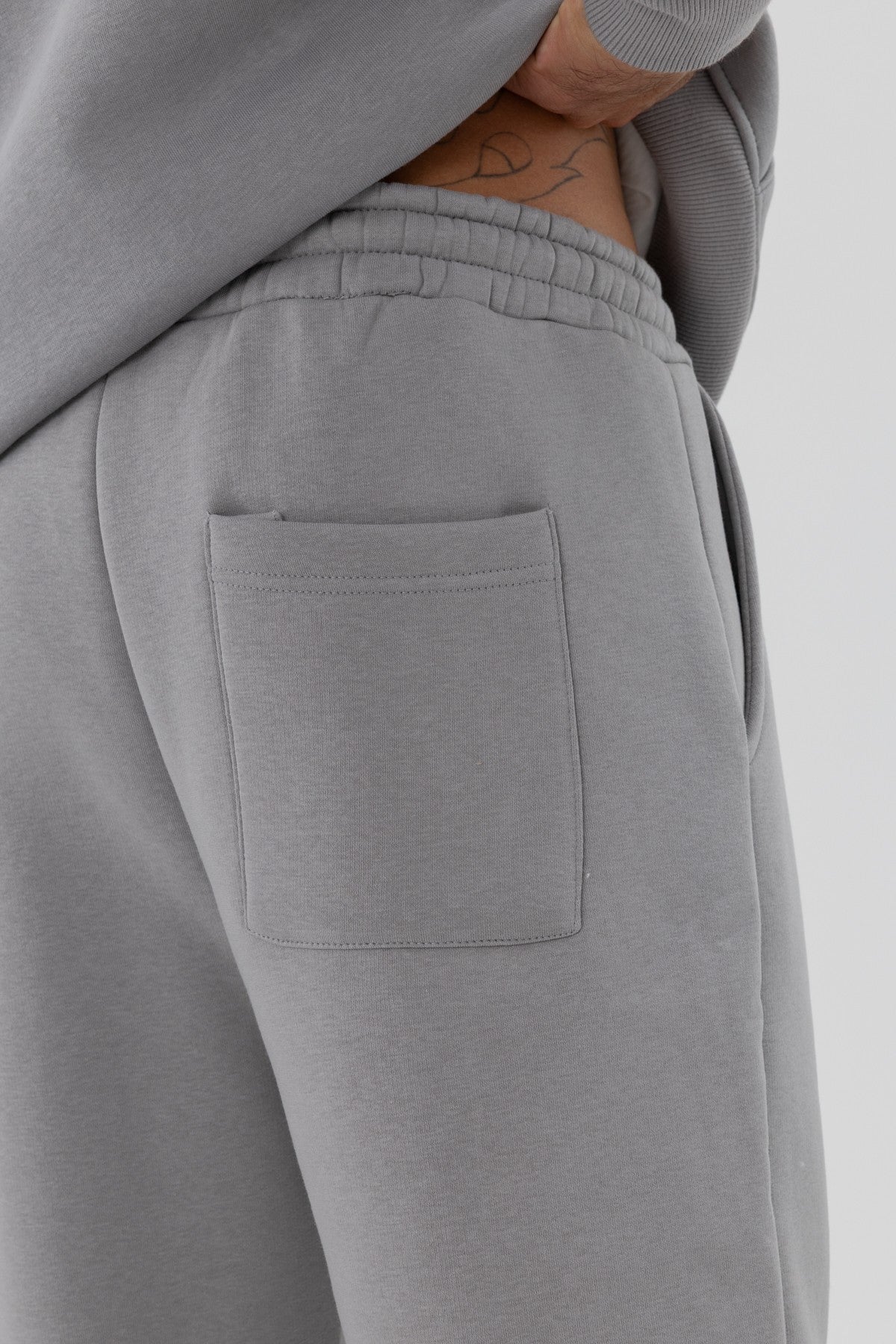 Basic Sweatpants with Elastic Cuffs