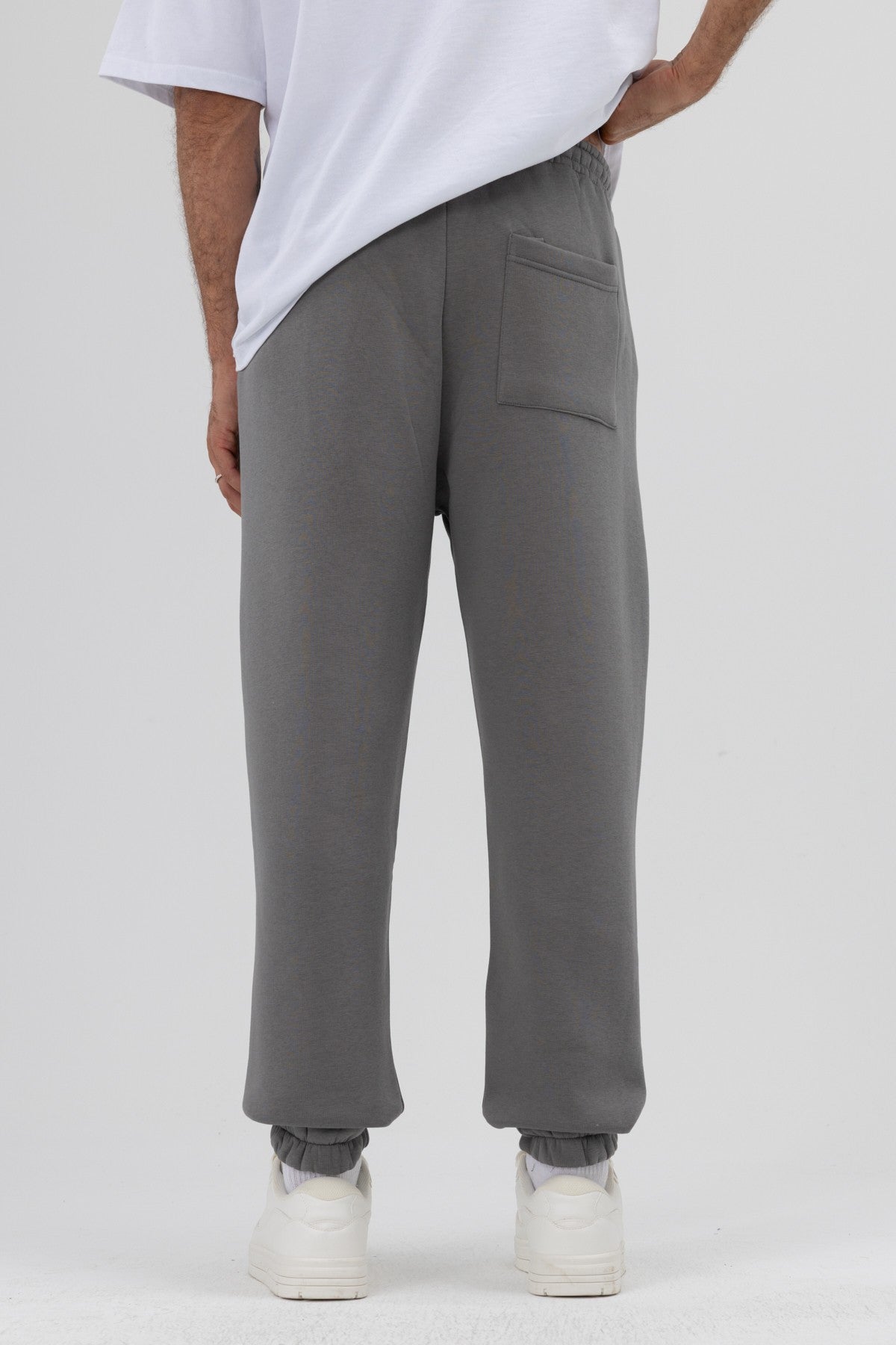 Basic Sweatpants with Elastic Cuffs