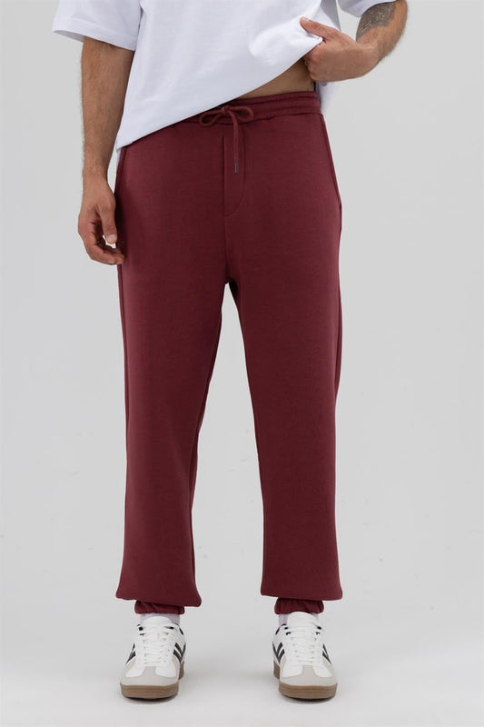 Basic Sweatpants with Elastic Cuffs