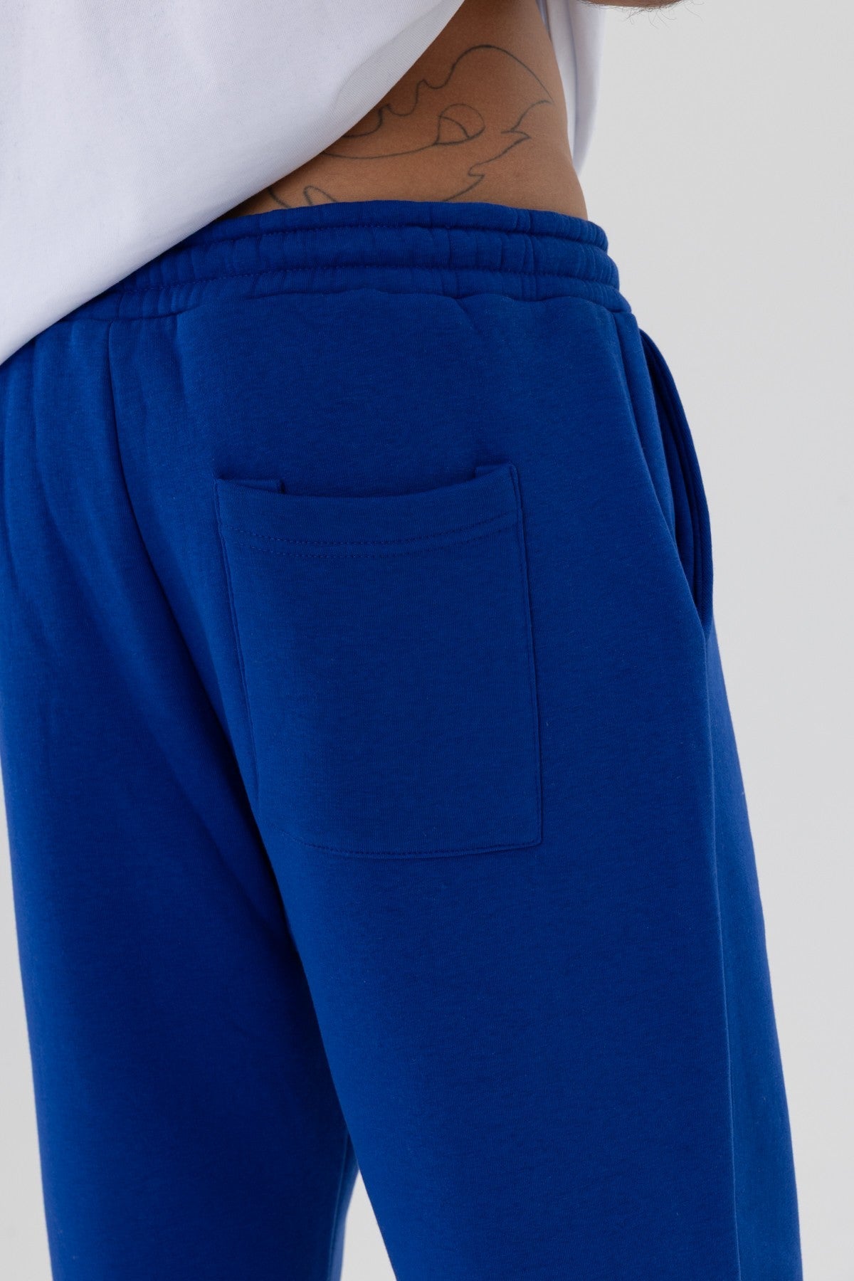 Basic Sweatpants with Elastic Cuffs