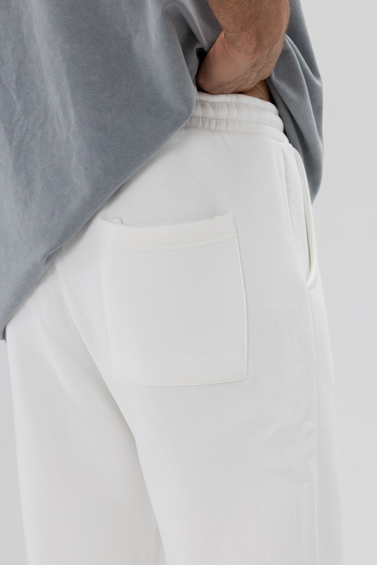 Basic Sweatpants with Elastic Cuffs