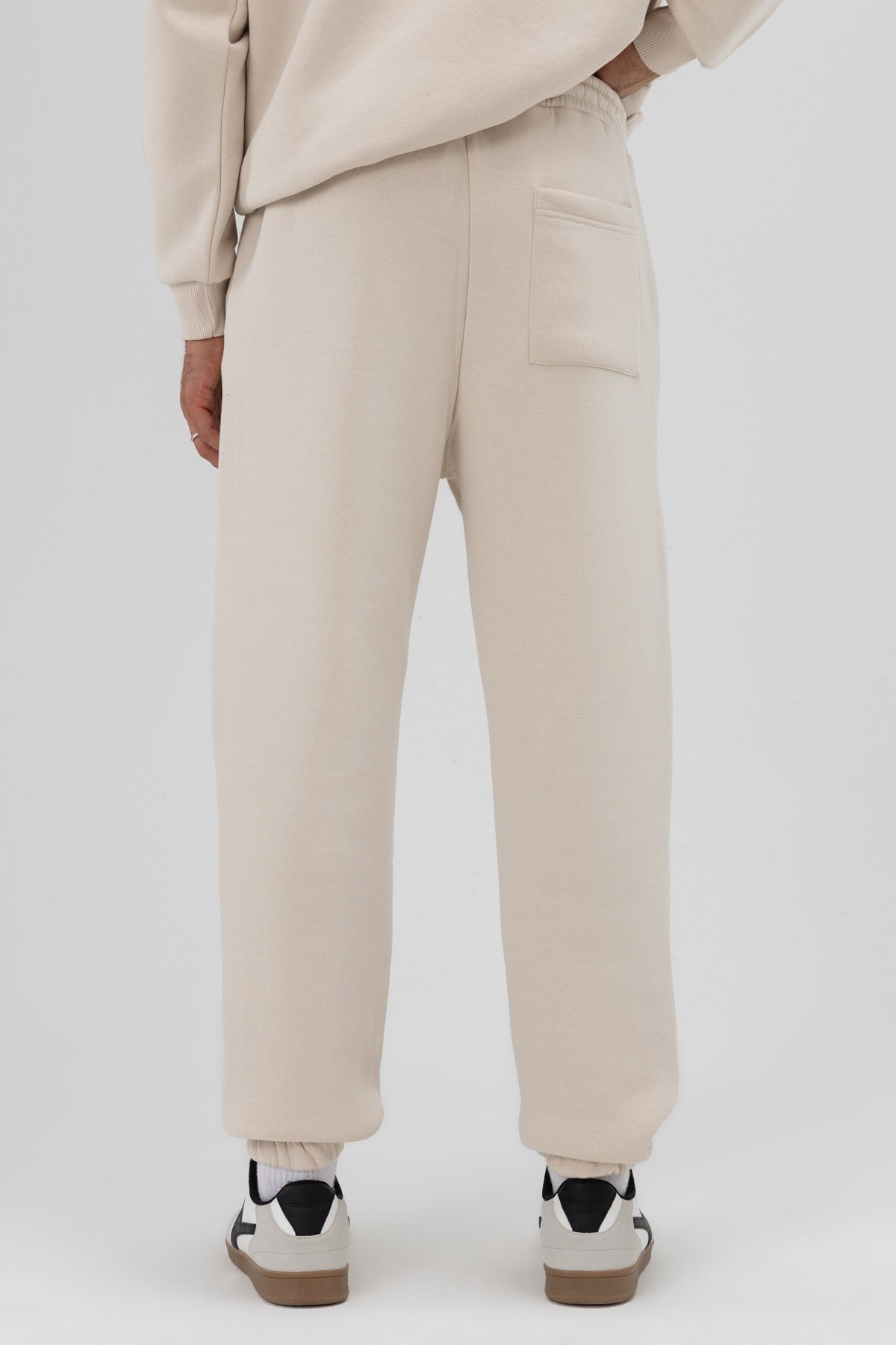 Basic Sweatpants with Elastic Cuffs