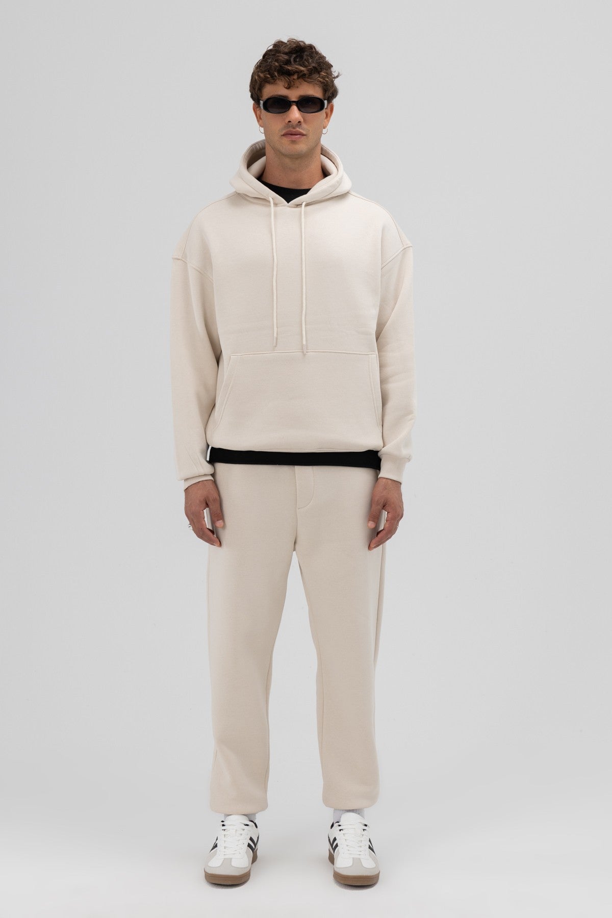 Basic Sweatpants with Elastic Cuffs