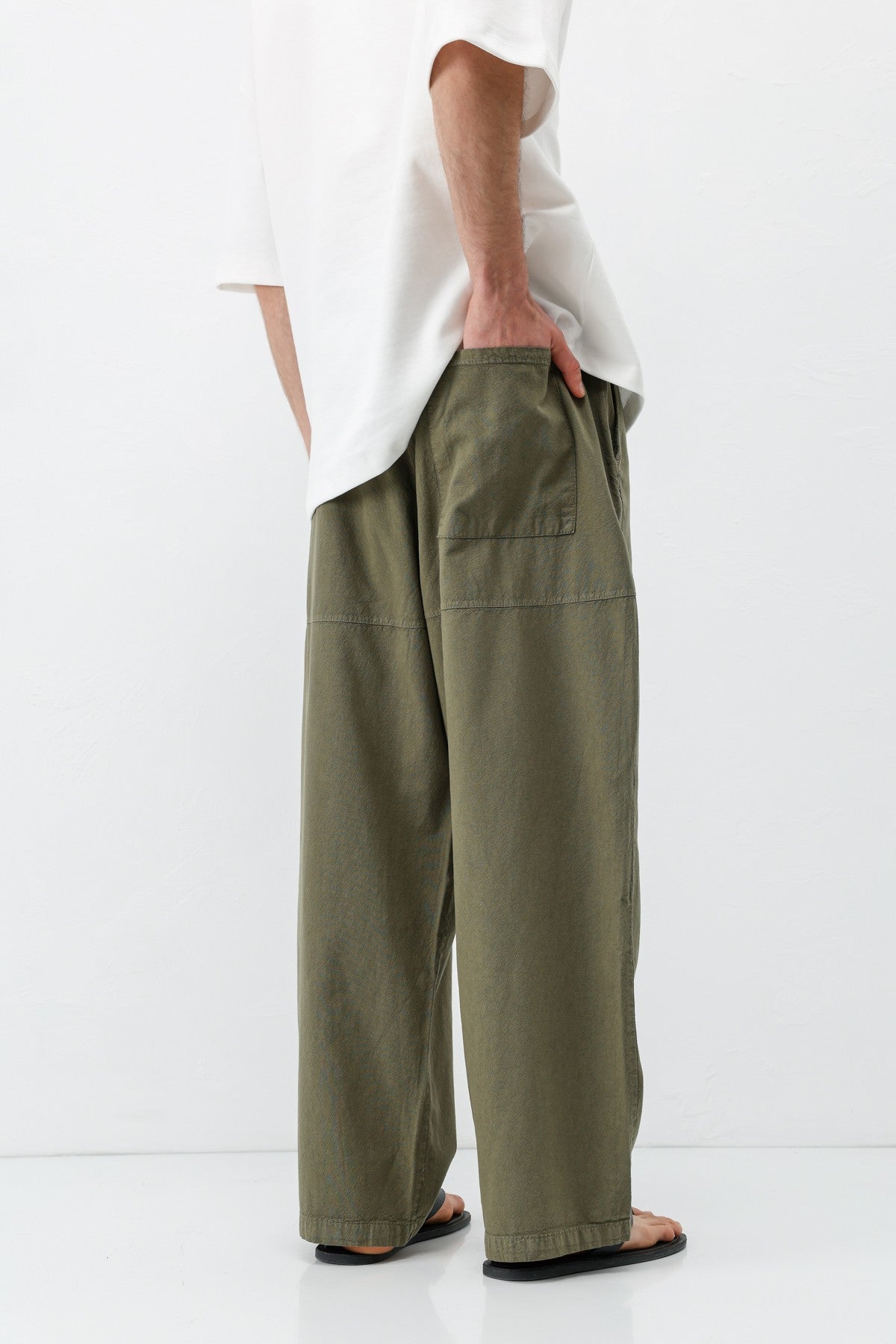 Super Baggy-Fit Linen Pants