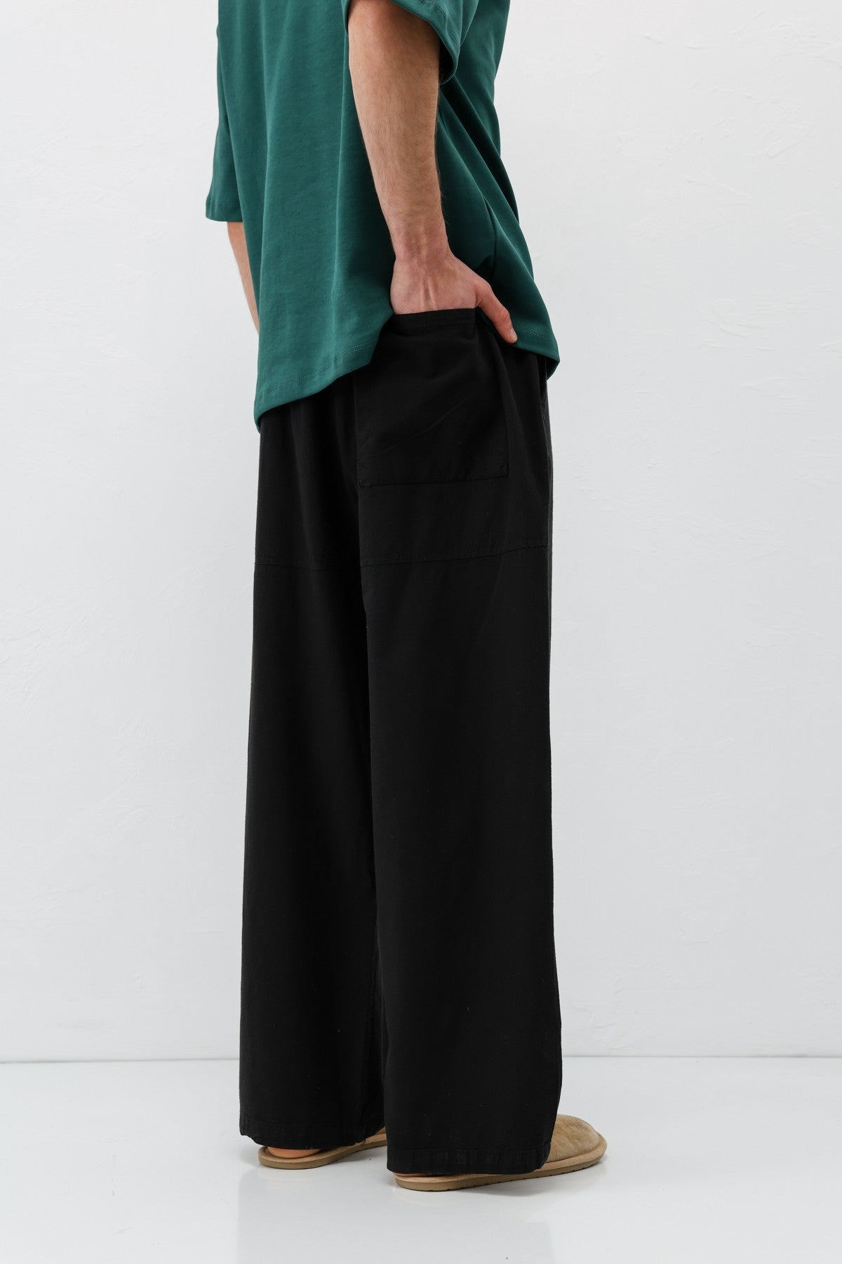 Super Baggy-Fit Linen Pants