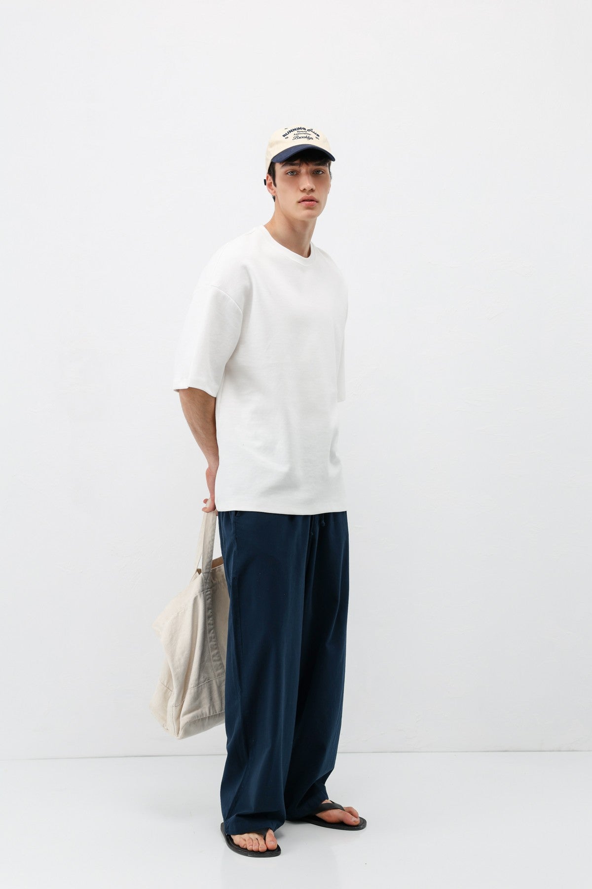 Super Baggy-Fit Linen Pants
