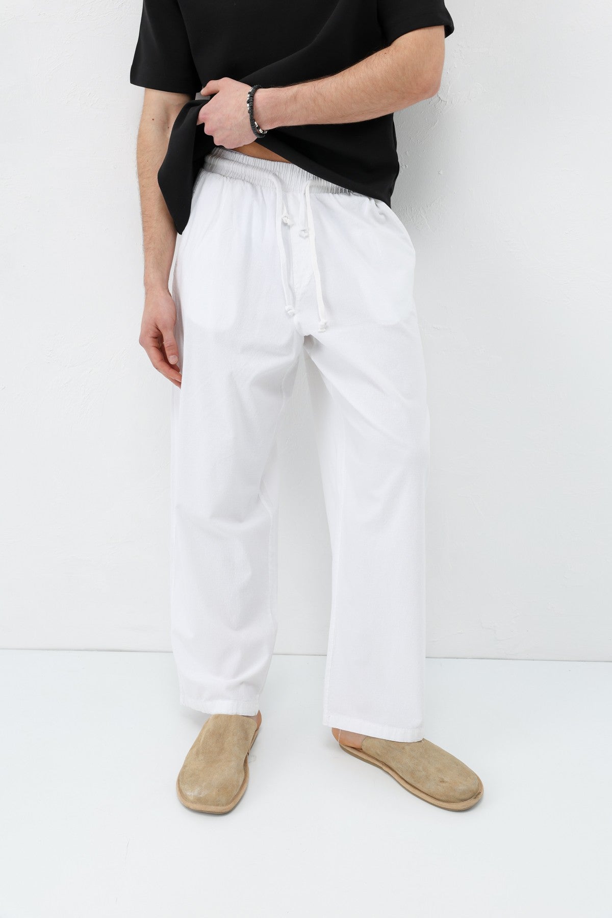 Super Baggy-Fit Linen Pants