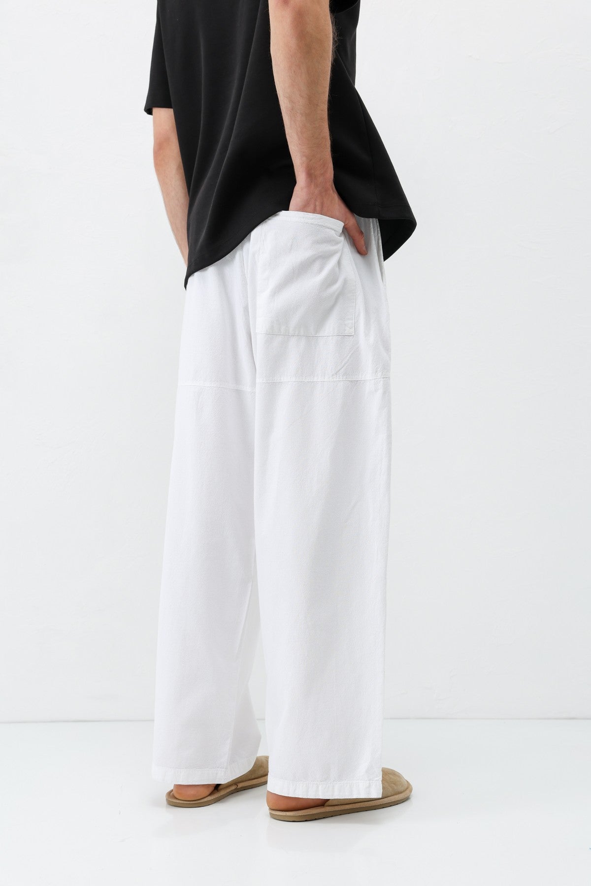 Super Baggy-Fit Linen Pants