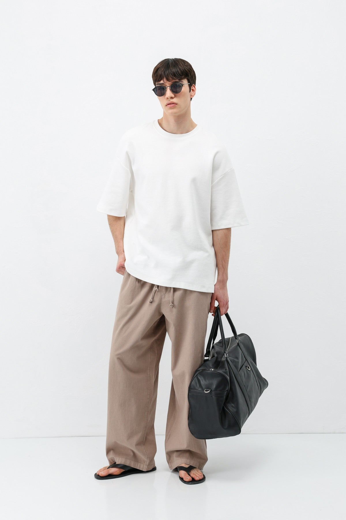 Super Baggy-Fit Linen Pants