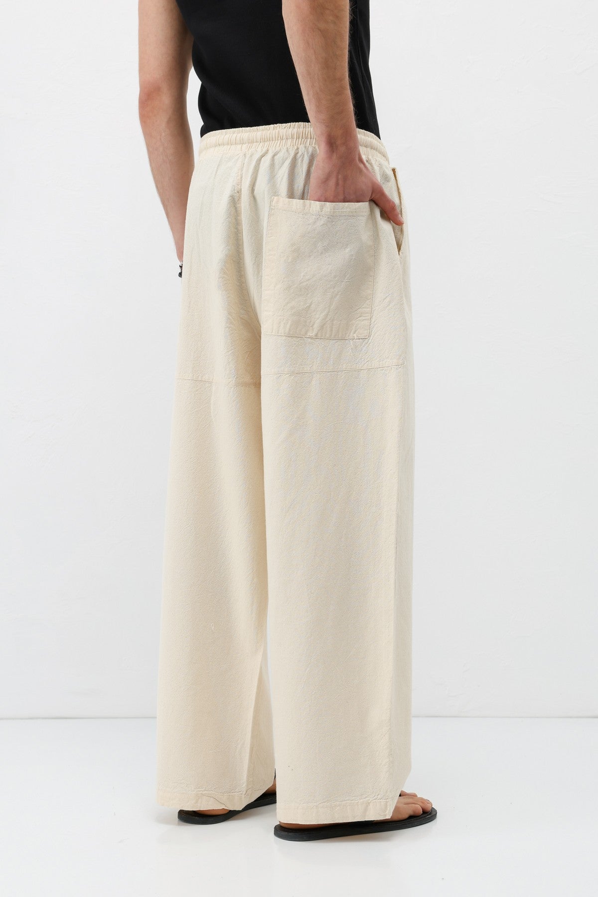 Super Baggy-Fit Linen Pants