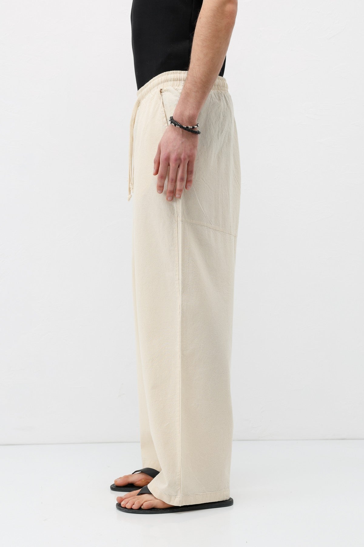 Super Baggy-Fit Linen Pants