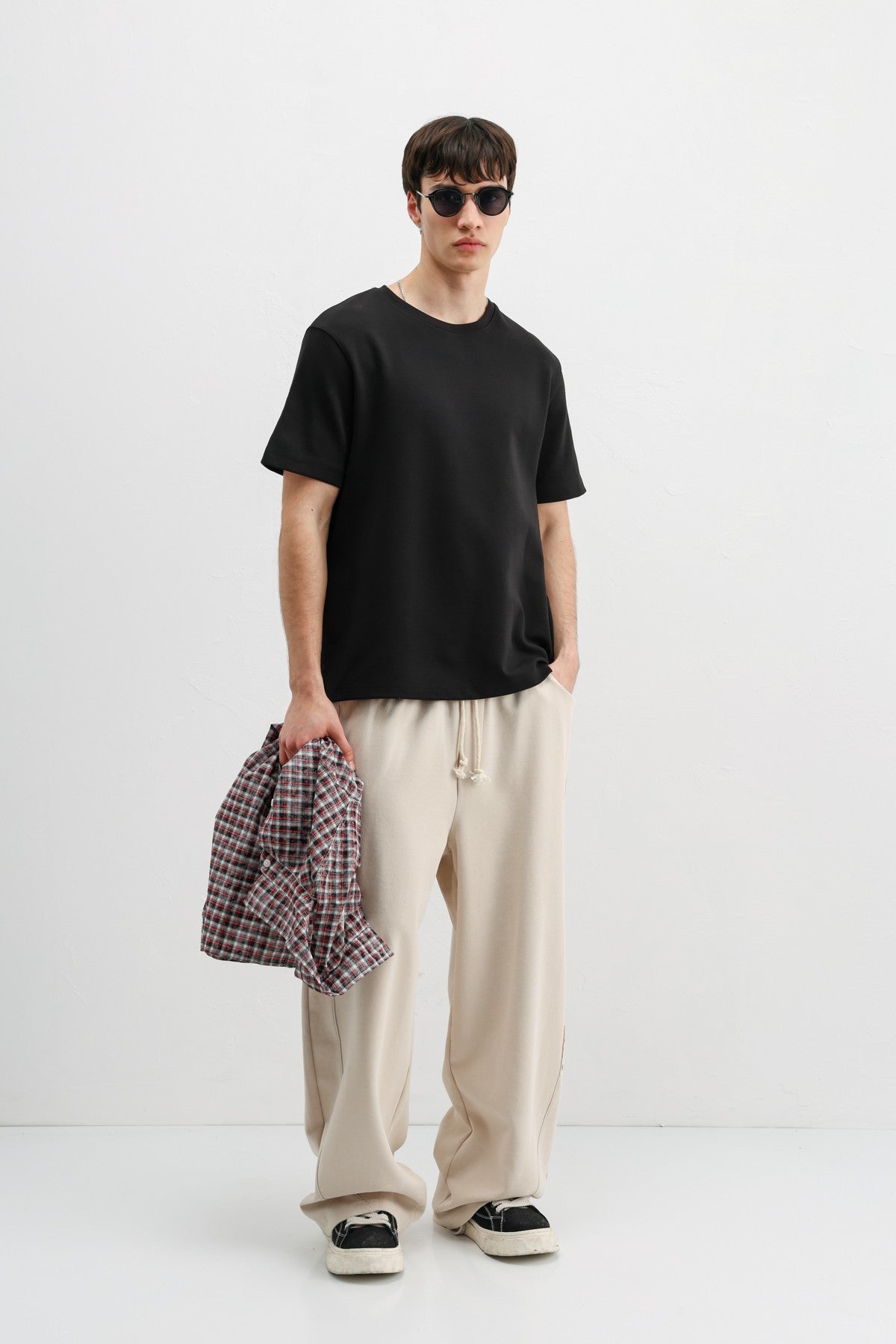 Baggy-Fit Sweatpants V80-43