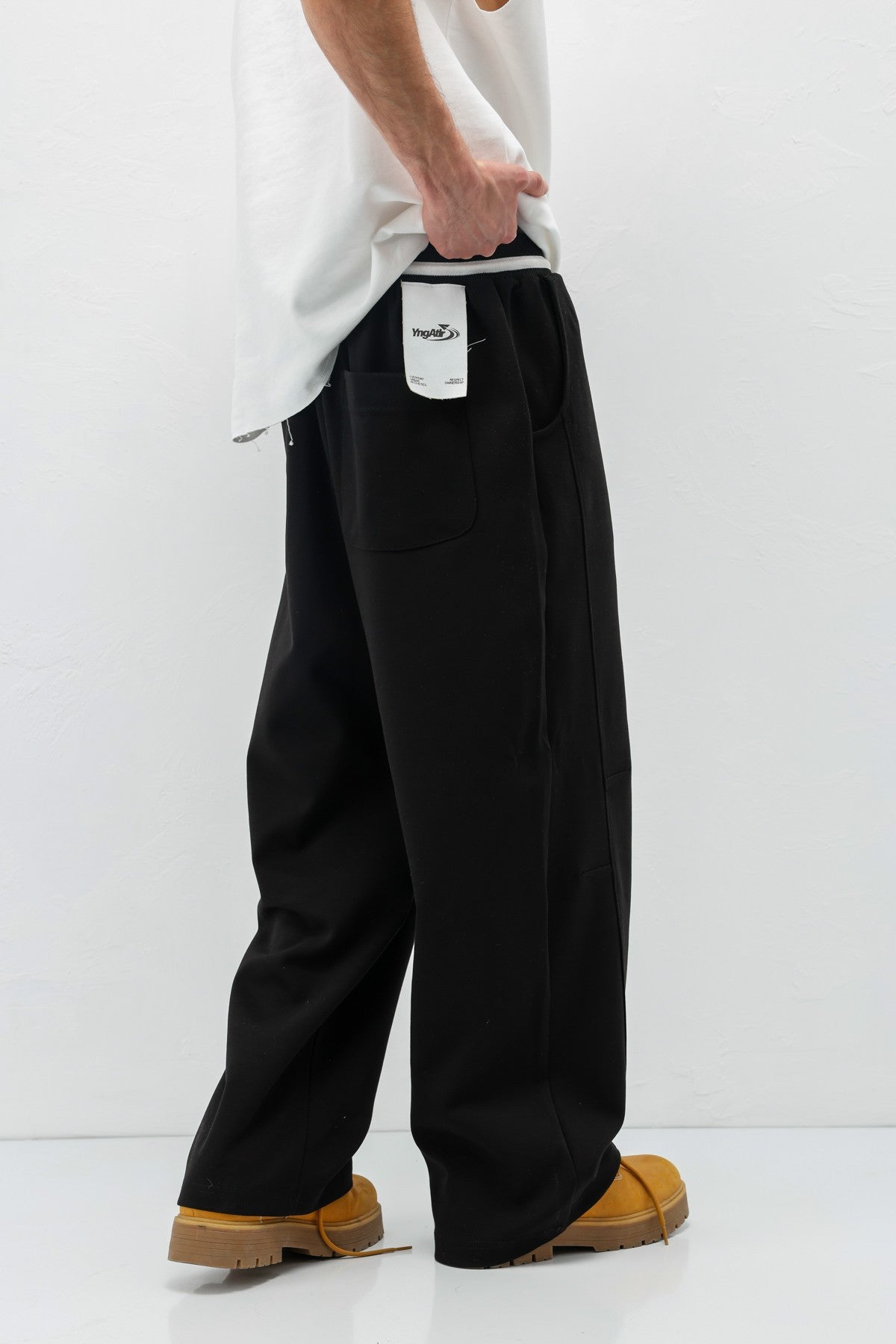 Drawstring Baggy-Fit Sweatpants