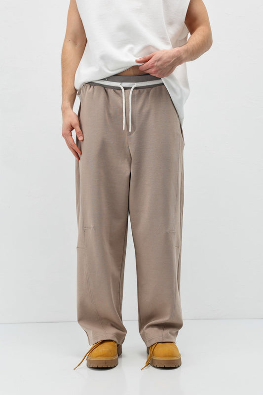 Drawstring Baggy-Fit Sweatpants