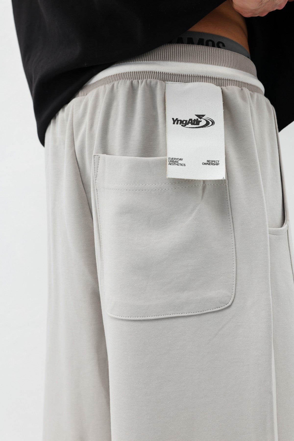 Drawstring Baggy-Fit Sweatpants