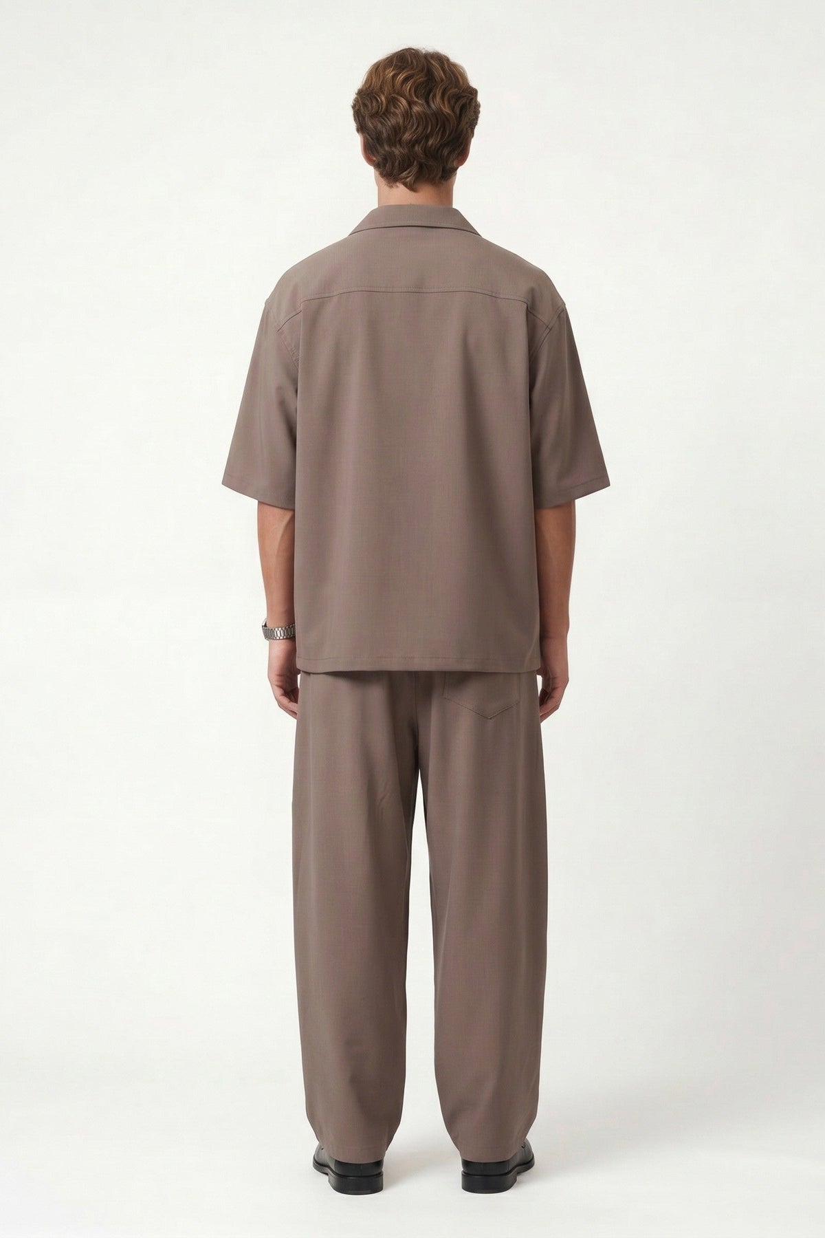 Super Baggy Fit Stretch Fabric Pants