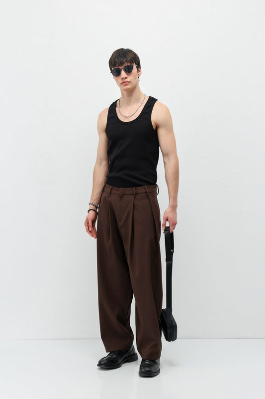 Barrel Fit Tailored Pants