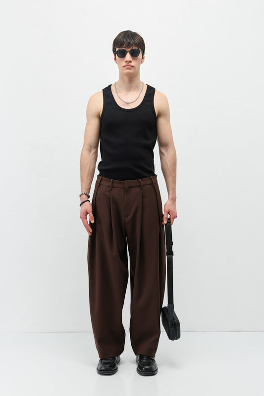 Barrel Fit Tailored Pants