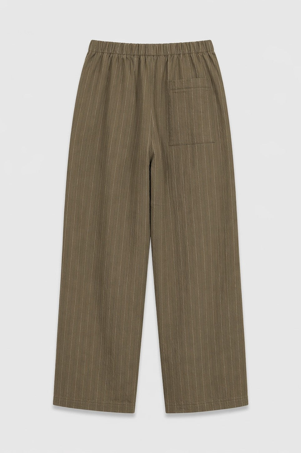 Striped Lyocell-Blend Relaxed-Fit Pants