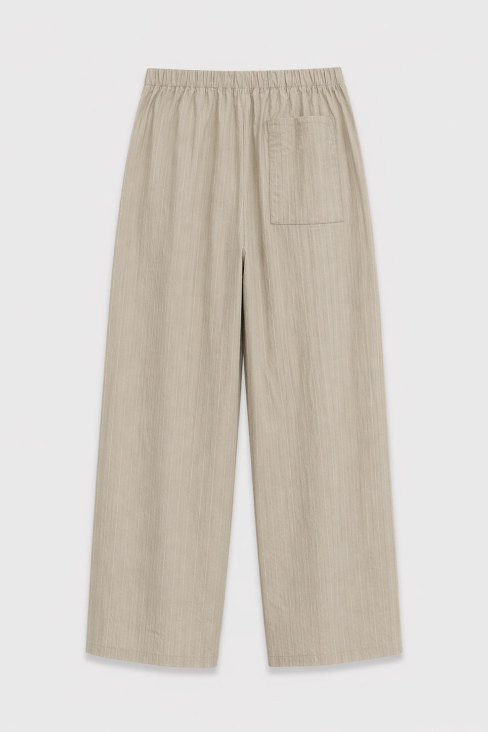 Striped Lyocell-Blend Relaxed-Fit Pants